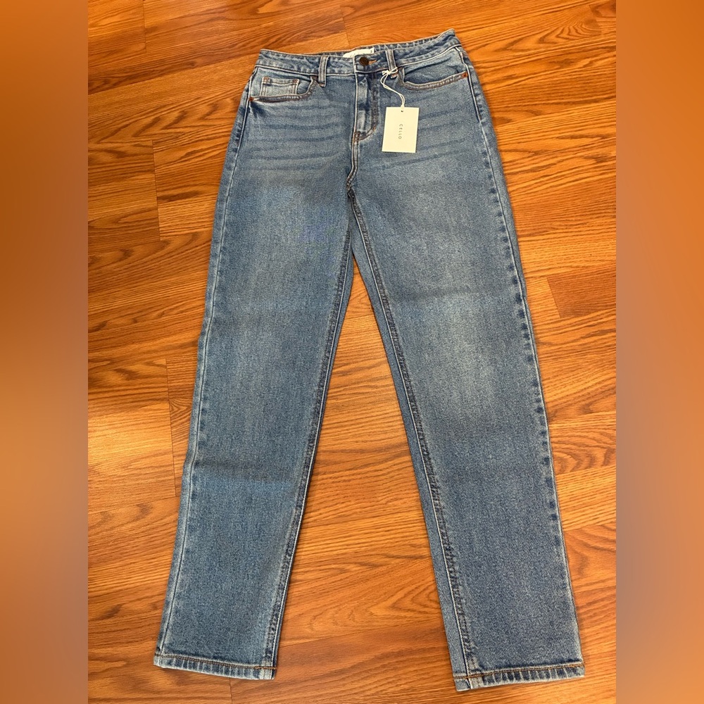 Cello Light Blue Straight Leg Jeans size 5